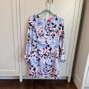 Lilly Pulitzer Floral Bell Sleeve Dress